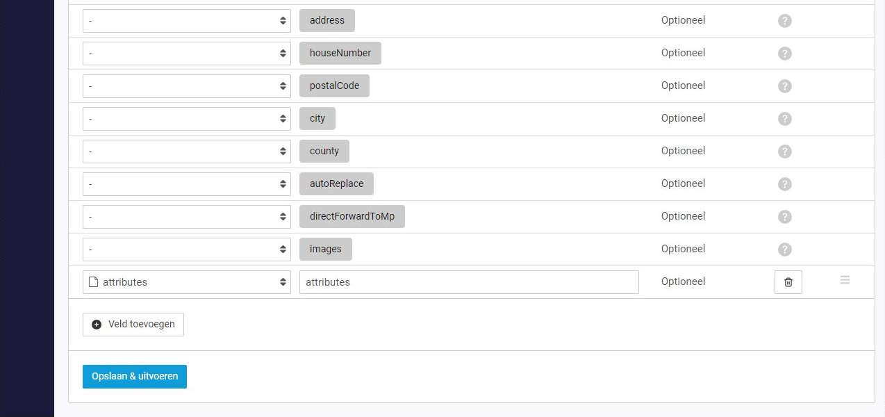 Setup Fields!